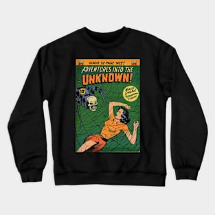 Skull Spider Comic Cover Crewneck Sweatshirt